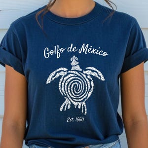 Golfo de Mexico Shirt Gulf of Mexico Shirt Stay Salty Resist Often Gulf Coast Shirt Spanish Crewneck Mexico Gift for Mexico Lover Tee 1550