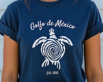 Golfo de Mexico Shirt Gulf of Mexico Shirt Stay Salty Resist Often Gulf Coast Shirt Spanish Crewneck Mexico Gift for Mexico Lover Tee 1550