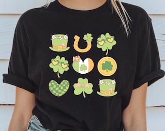 Lucky Charm Shirt Shamrock Girly Irish Sweatshirt St Patricks Day Shirt St Patricks Shirt for her Lucky Shirt Good Luck Shirt St Paddys day