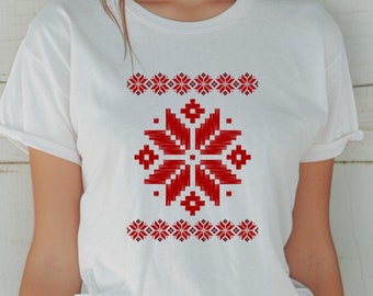 Vyshyvanka Shirt Ornament print shirt Ukraine shirt Ukrainian T-shirt Gift Ukraine Culture shirt Trident shirt Zelenskyy shirt Ukraine Tee
