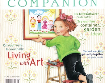 Two Vintage HOME COMPANION Mary Engelbreit magazines ~ April/May 2000 and April/May 2001