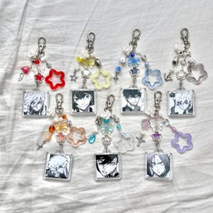 Blue Lock Character Keychains - Isagi, Rin, Nagi, Bachira, Reo, Chigiri, Kunigami | Charms for Blue Lock Fans and Collectors- Anime Gift