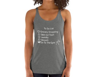 To Do List - Women's Racerback Tank