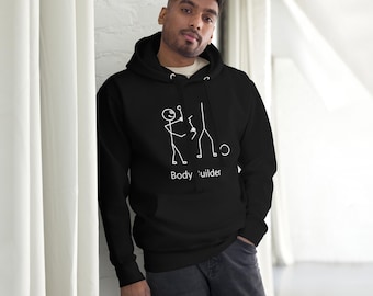Body Builder - Unisex Hoodie - Stick Figure Gym - Hoodie