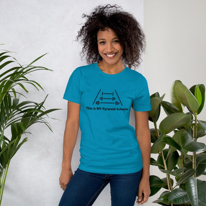 Pyramid Scheme - Unisex Tee - T-shirt - Gym Shirt - Etsy