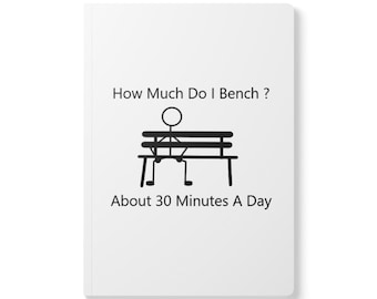 How Much Do I Bench - Softcover Journal