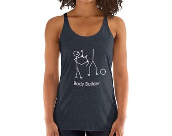 Body Builder - Women's Racerback Tank