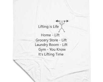 Lifting is Life - Throw Blanket