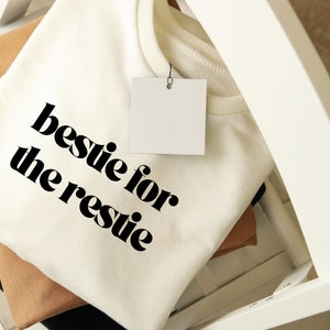 Bestie for the restie SVG / estética limpia / boho / atemporal / amistad / sudadera / camiseta / regalos para mejores amigas