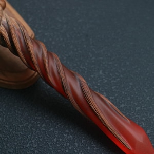Custom Spiral Resin Wooden Wands | Hand-Carved Wands | Handmade  Magic Wand | Witch's Wand | Unique Magic, Perfect Gift For Her