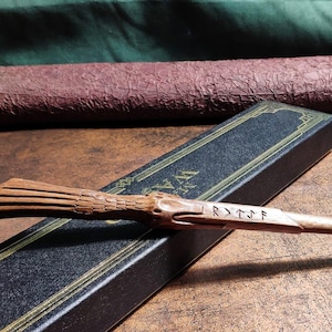 Eagle-inspired Wooden Wands | Hand-Carved Wands | Handmade Magic Wand | Wizard&#39;s Weapons | Fancy Magic Wand, Perfect Gift For Wizard