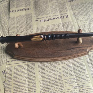 Handcrafted Wooden Wand Stand, Magic Wand Display Stand, Wizard Wand, Wand Holder, Wand Organizer Wizard or Witch Case Table Top Rack