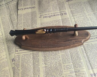 Handcrafted Wooden Wand Stand, Magic Wand Display Stand, Wizard Wand, Wand Holder, Wand Organizer Wizard or Witch Case Table Top Rack