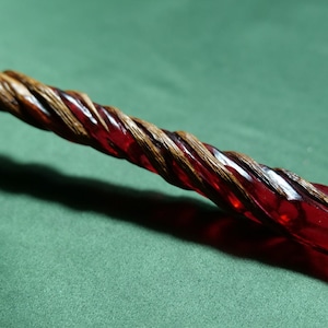 Custom Spiral Resin Wooden Wands | Hand-Carved Wands | Handmade  Magic Wand | Witch&#39;s Wand | Unique Magic, Perfect Gift For Her