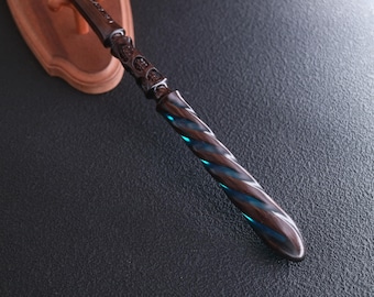 Real Magic Wand | Hand-Carved Resin Wands | Handmade Magic Wand | Witch's Wand | Unique Magic, Perfect Gift For Wizard