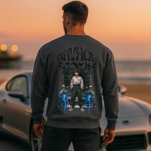 Savage Mode Supra Sweatshirt  Crewneck  Streetwear JDM unisex