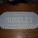 see more listings in the Name Doilies section