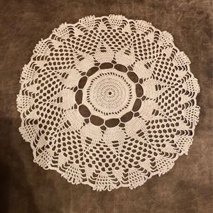 Natural Colored Medium Doily