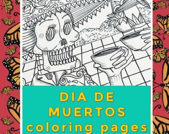 Paquet de coloriage Dia de Muertos