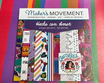 CraftyChica® Paper Set - Hecho con amor