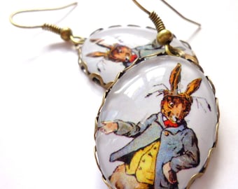 Mad March Hare earrings