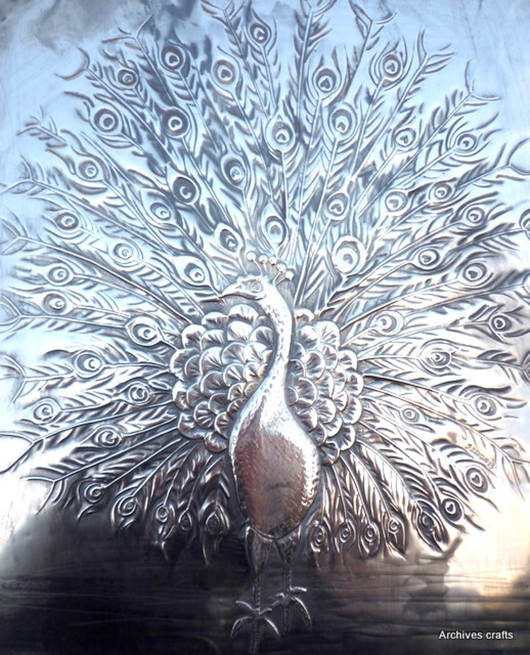 Peacock Metal Wall Art. Etsy UK
