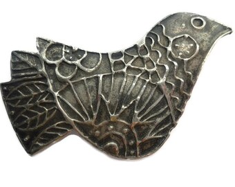 Dove of peace, Bird brooch pin.