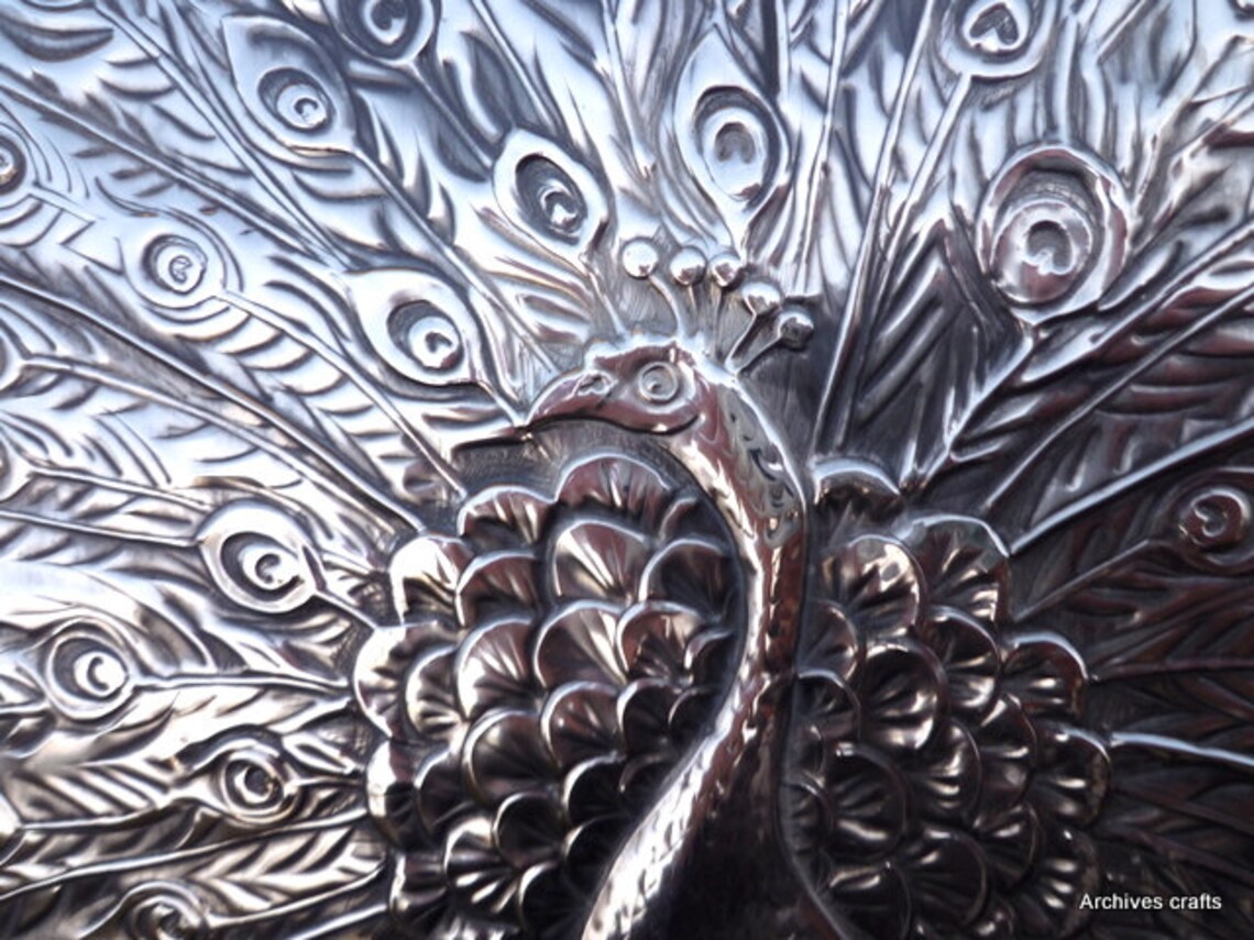 Peacock Metal Wall Art. Etsy UK