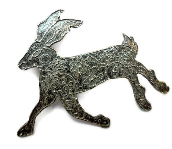 Hare Brooch Pin. Etsy Australia