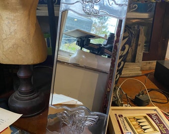 Pewter Puffin Mirror