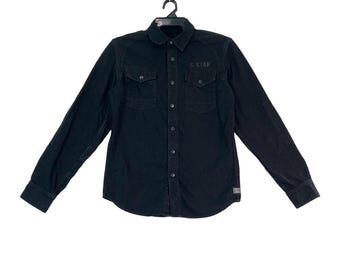 Rare G-Star US Navy cargo type union made work shirts