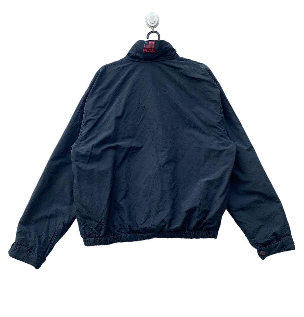 Vtg 90s Ralph Lauren POLO USA Flag Logo Bomber Jacket - Etsy