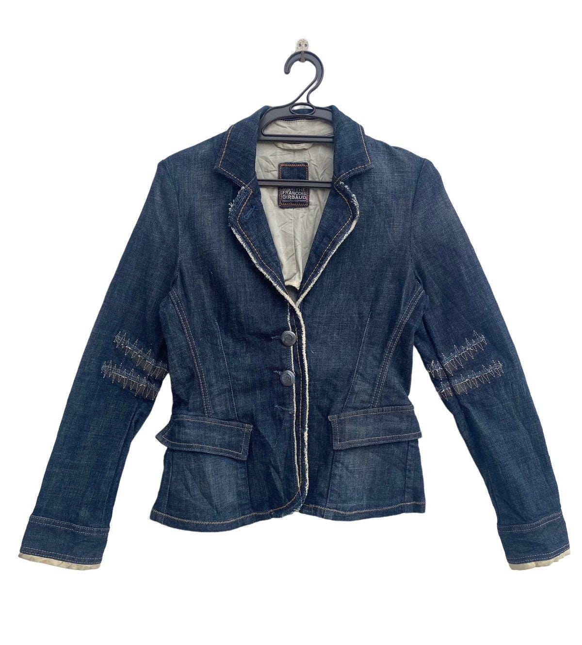 VTG 90s Marithe Francois Girbaud デニム ブレザー ジャケット