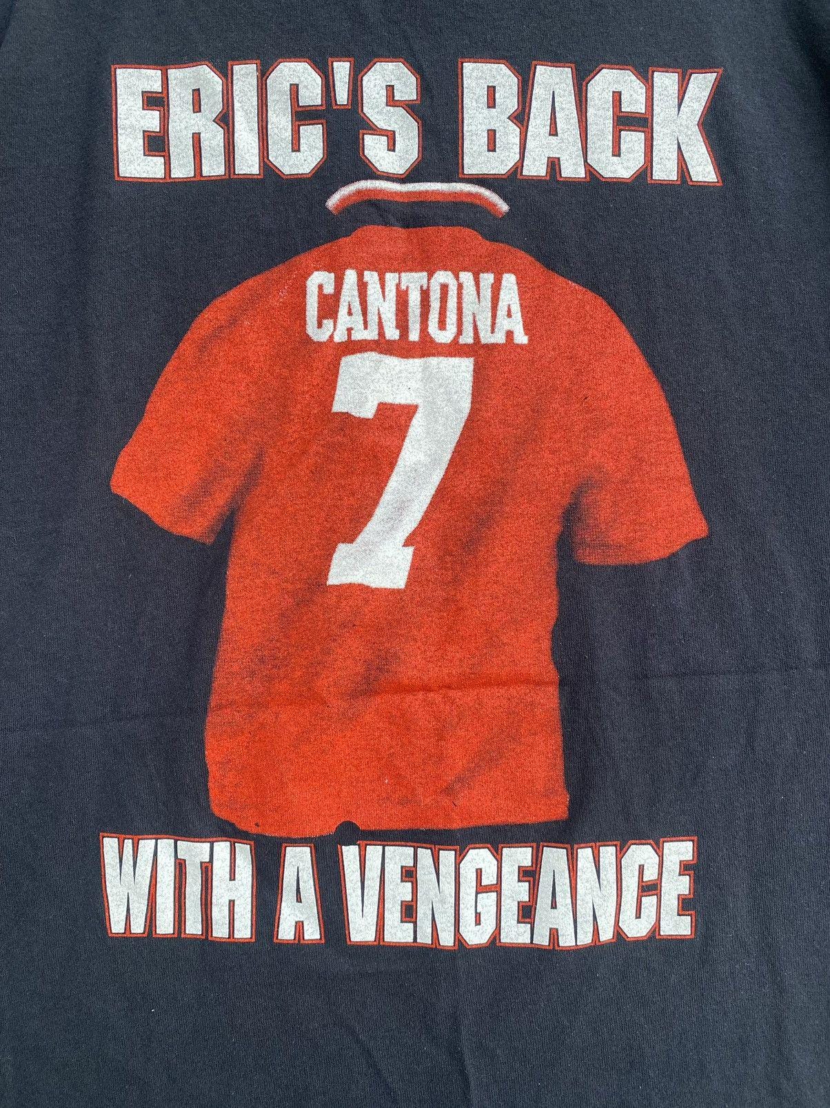 ヴィンテージ 90年代 エリック・カントナ 伝説の両面ロゴシャツ