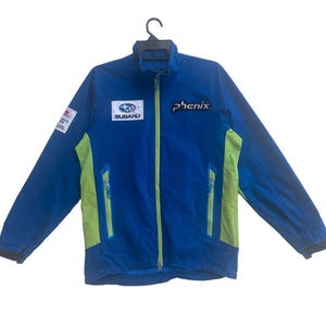 Vtg 90s Phenix for Subaru racing motorsport jacket