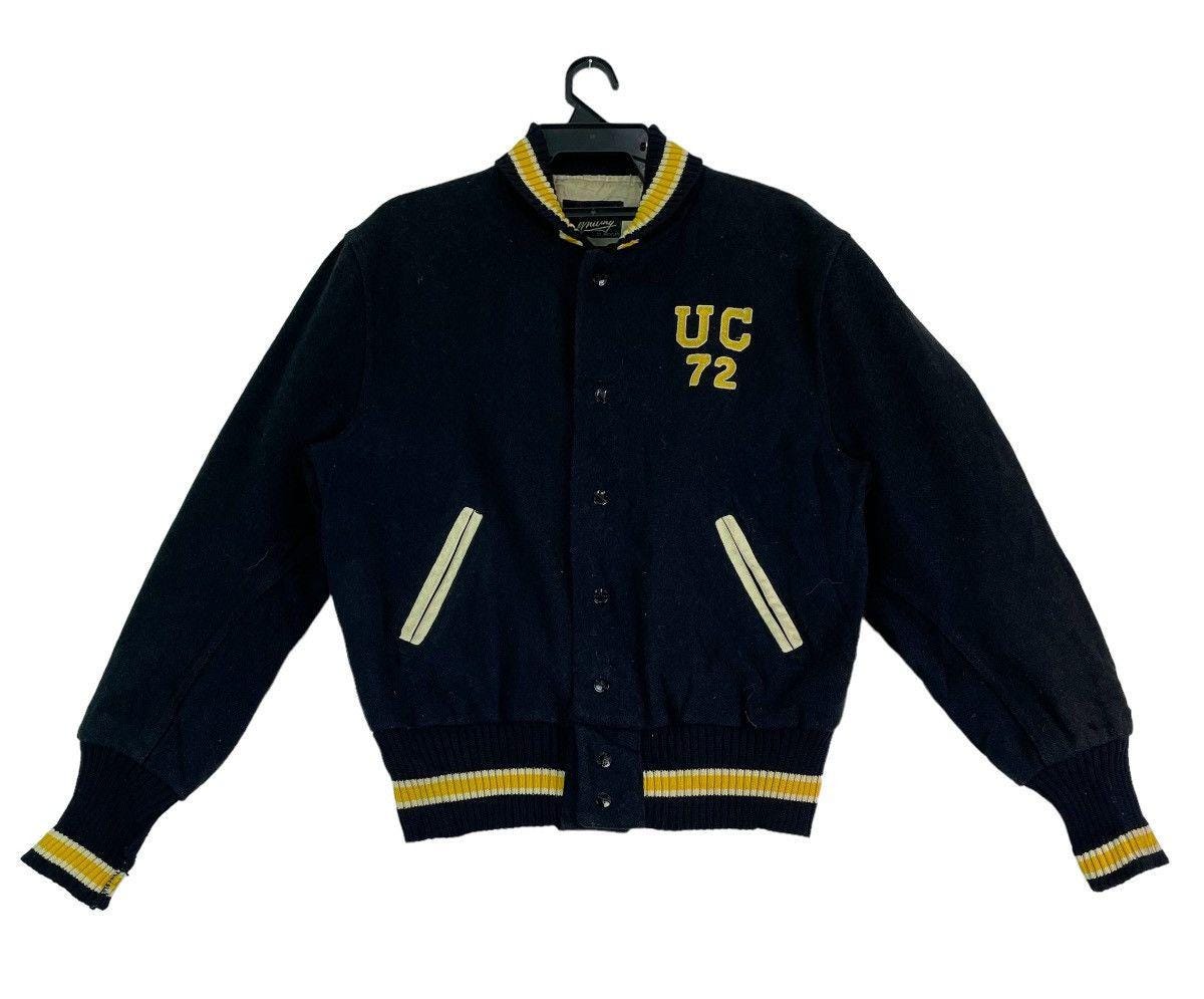 ジャケット・アウター SATUR PERCY COLLARLESS VARSITY JACKET MUSINSA | SATUR Percy collarless varsity jacket charcoal gray