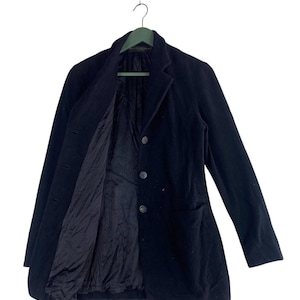 Vtg 90s rare Donna Karan New York DKNY wool coat