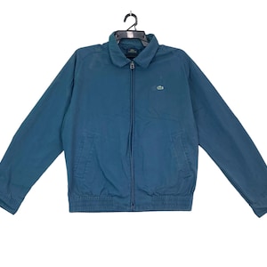Vtg 90s Lacoste small logo harington jacket