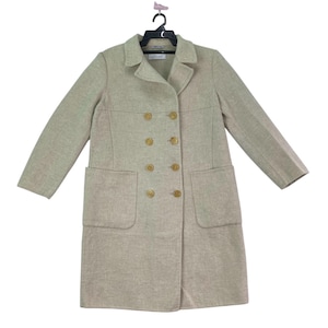 Vtg 90s rare i Blues by Max Mara overcoat button up