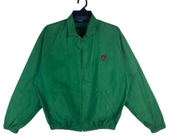 Vintage 1990s Polo Ralph Lauren Canvas Golf Jacket / 90s Polo