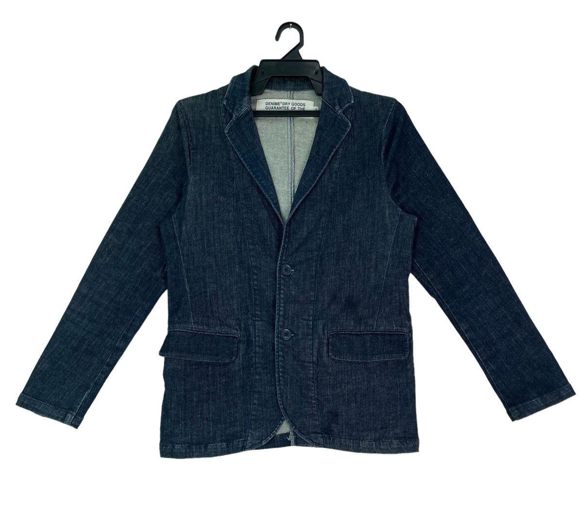 Vtg 90s DENIME Japan Indigo Blue Workwear Jacket Medium Size - Etsy