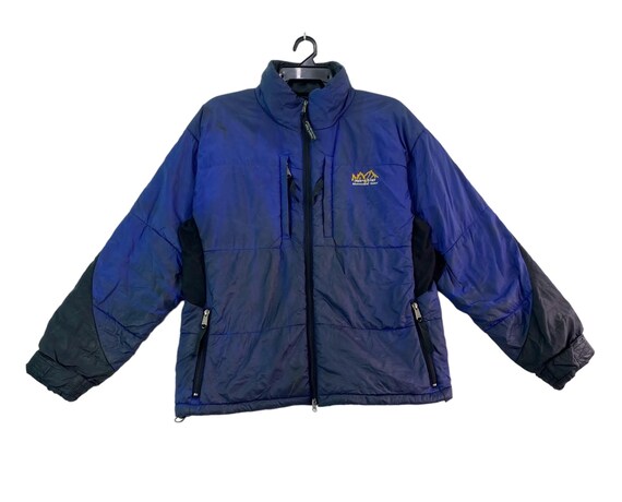 Vtg 90s Jagged Edge Mountain Gear Quilted Down Jacket Medium Size Etsy