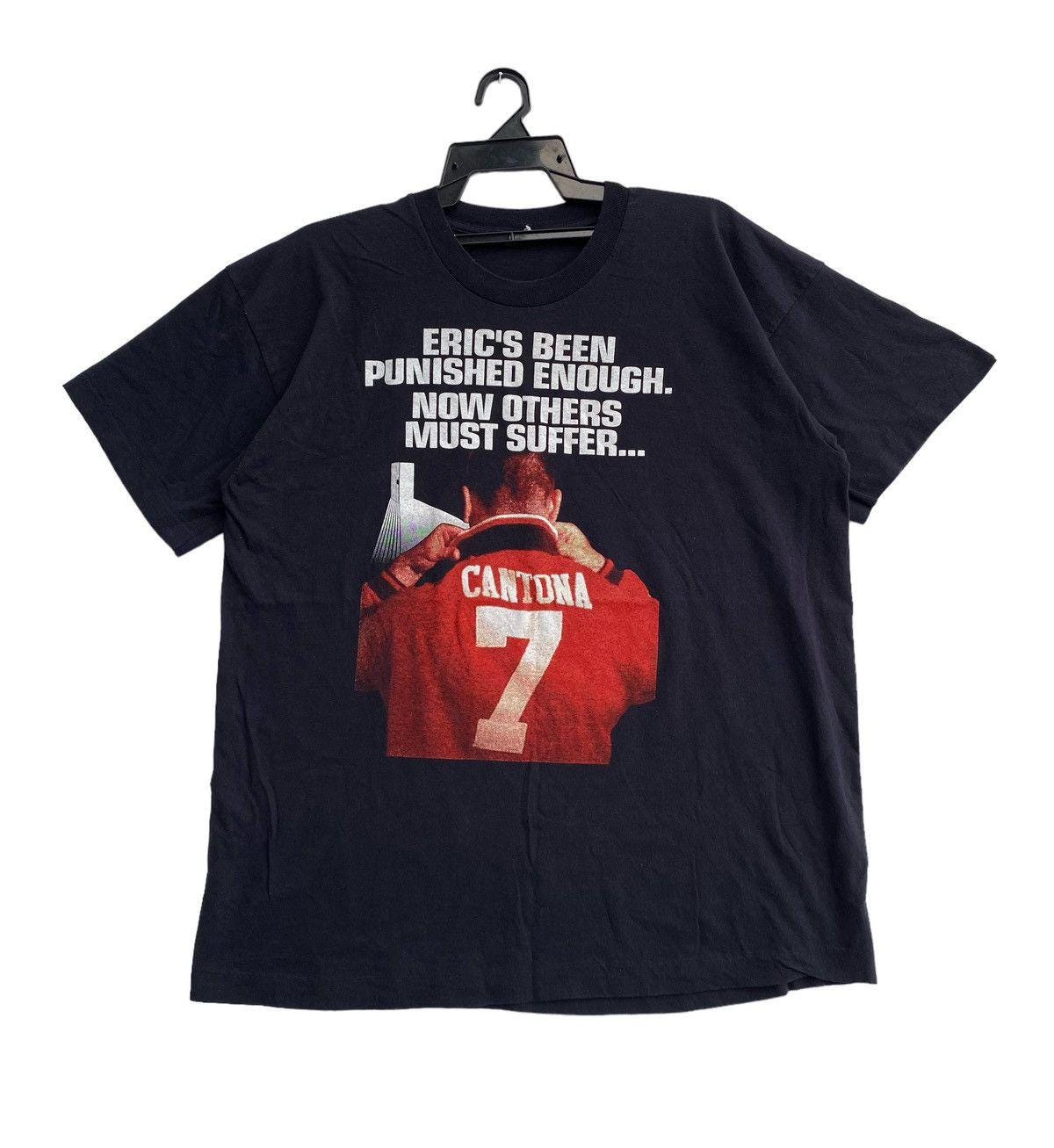 ヴィンテージ 90年代 エリック・カントナ 伝説の両面ロゴシャツ