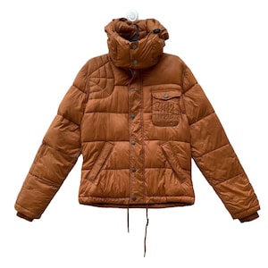 Vtg 90s DIESEL quilted goose down jacket