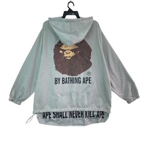 BAPE 迷彩パーカー APE SHALL NEVER KILL APE A BATHING APE アベイシングエイプ 90S 初期 shall never kill
