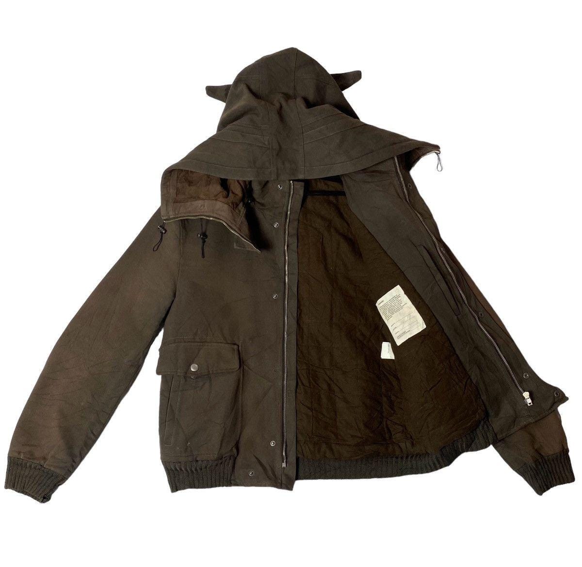 ジャケット・アウター hussein chalayan archive coat zip design Hussein Chalayan Archive Vintage Bondage Bomber Jacket D