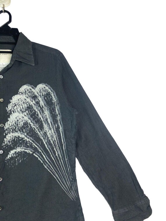 Rare Stephan Schneider trees print button up shir… - image 2
