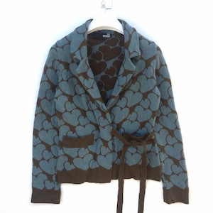 Rare Love Moschino by Moschino knit belted jacket