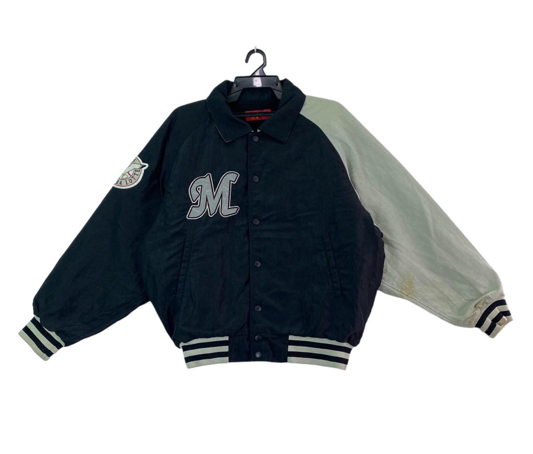 Vtg 90s Chiba Lotte Marines Japan Baseball Team Varsity