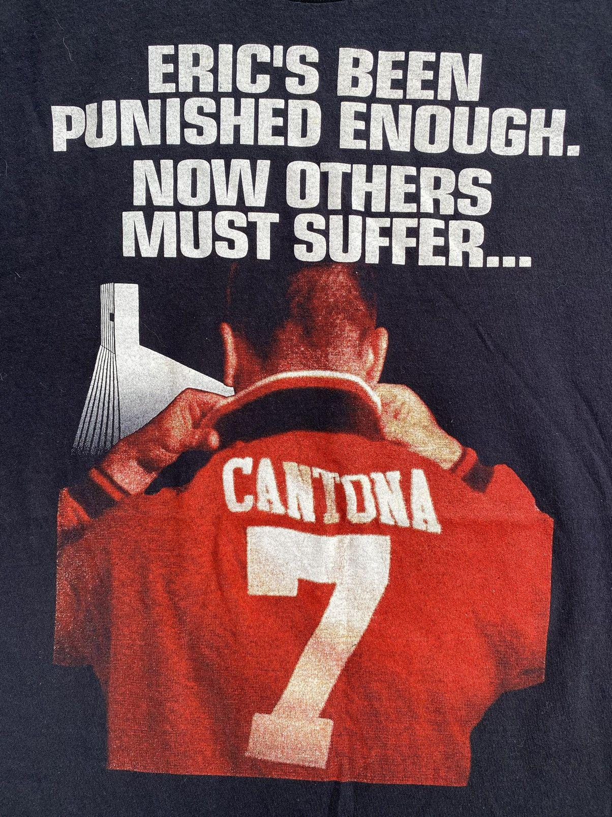 ヴィンテージ 90年代 エリック・カントナ 伝説の両面ロゴシャツ